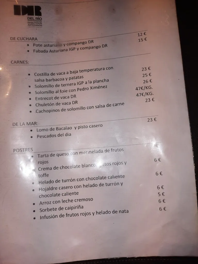 Menu_Restaurante Casa del Río_Cangas del Narcea_immagine_1