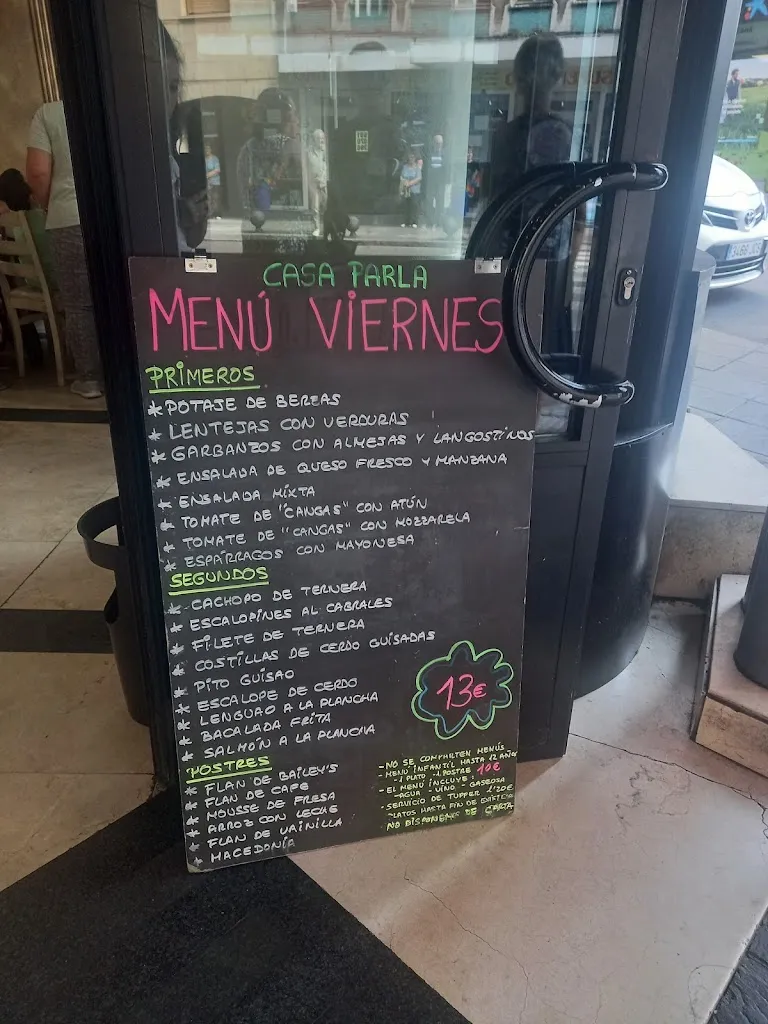 Menu_Restaurante Casa Parla_Cangas del Narcea_image_1