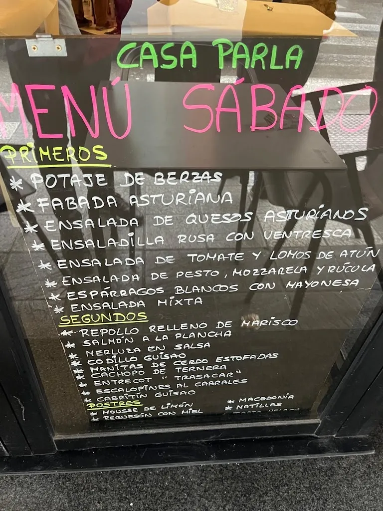 Menu_Restaurante Casa Parla_Cangas del Narcea_image_2