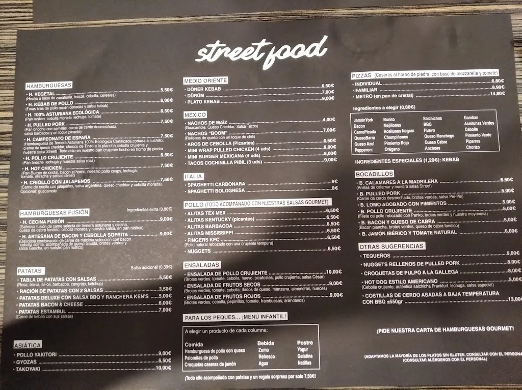 Menu_Street Food_Cangas del Narcea_image_1