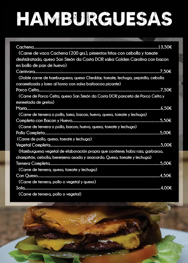 Menu_Cafe Bar Hamburguesería 129_Carballo_image_2