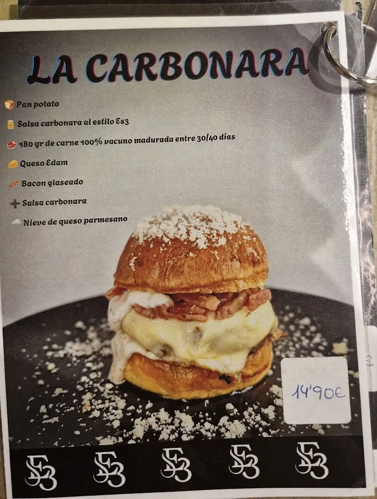 Menu_ES3 burger_Cangas del Narcea_image_4
