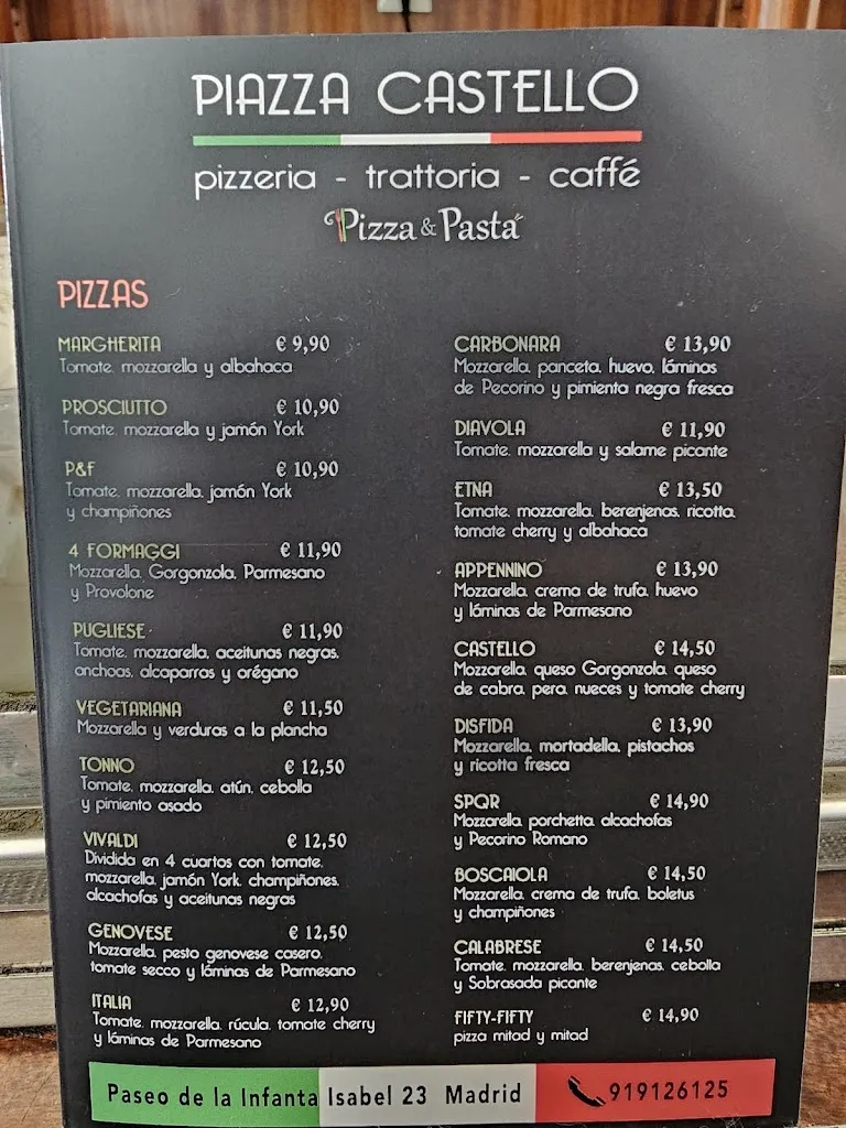 Menu_Piazza Castello - pizzeria, trattoria, bar_Caso_image_4