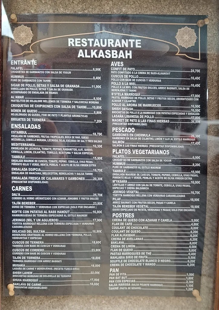 Menu_Restaurante Alkasbah_Avilés_image_1