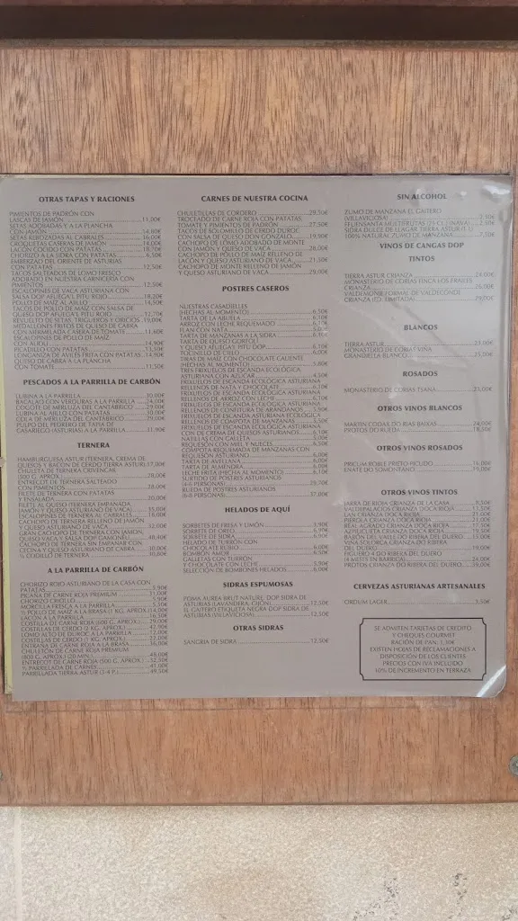 Menu_Sidrería Tierra Astur Avilés_Avilés_image_4