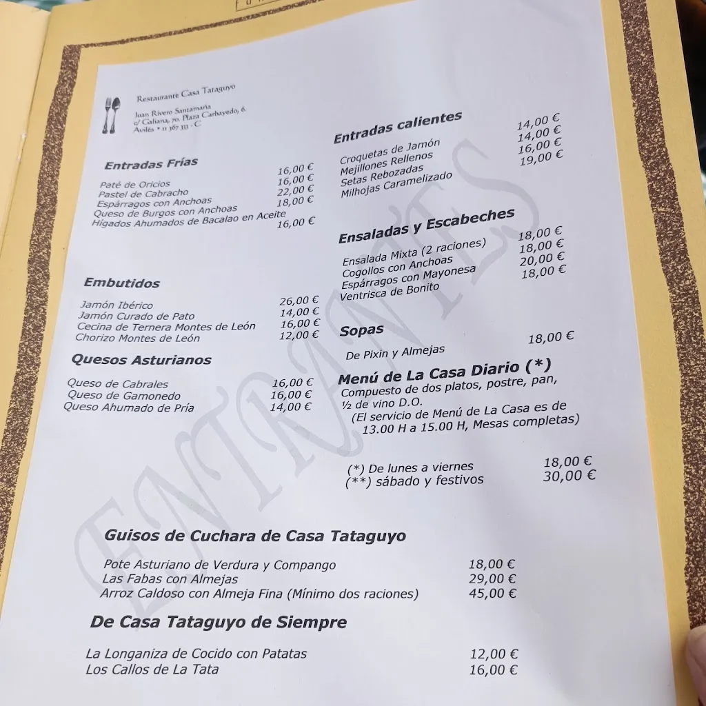 Menu_Casa Tataguyo_Avilés_image_1