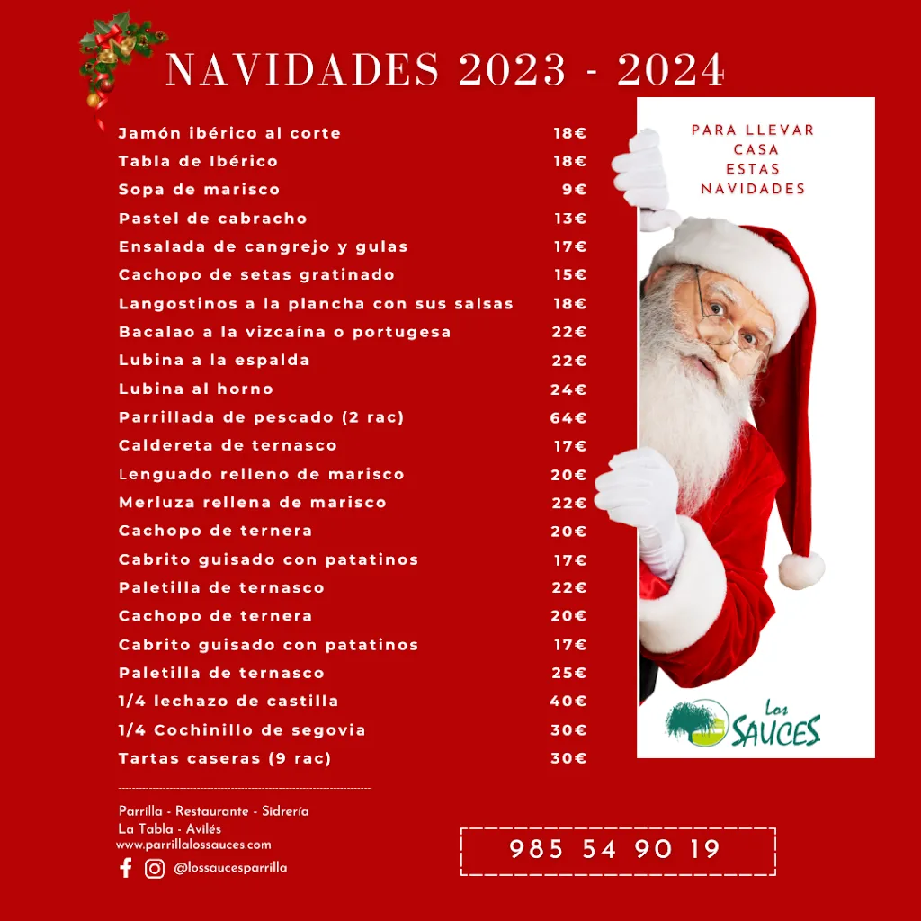 Menu_Parrilla - Sidrería Los Sauces_Avilés_image_1