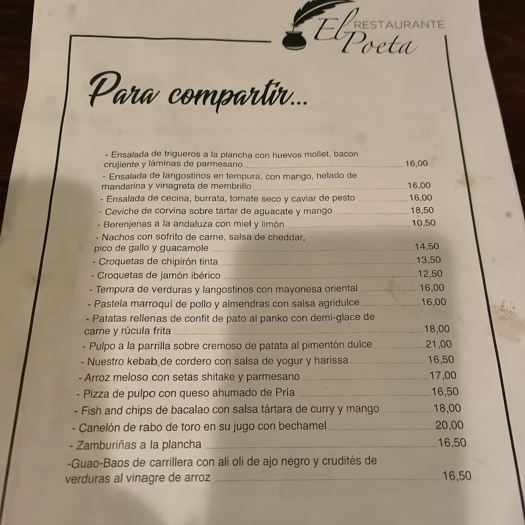 Menu_Restaurante El Poeta_Avilés_image_1