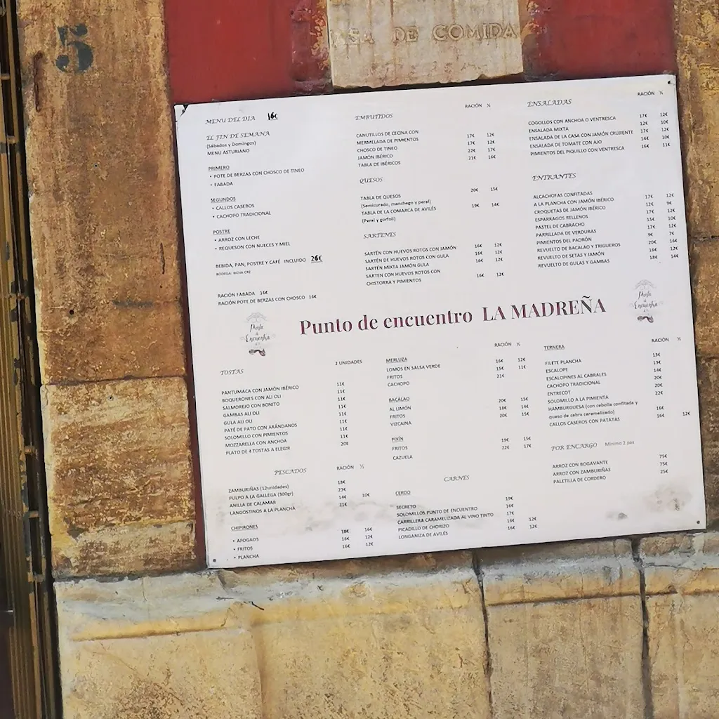 Menu_Punto de Encuentro La Madreña_Avilés_image_4