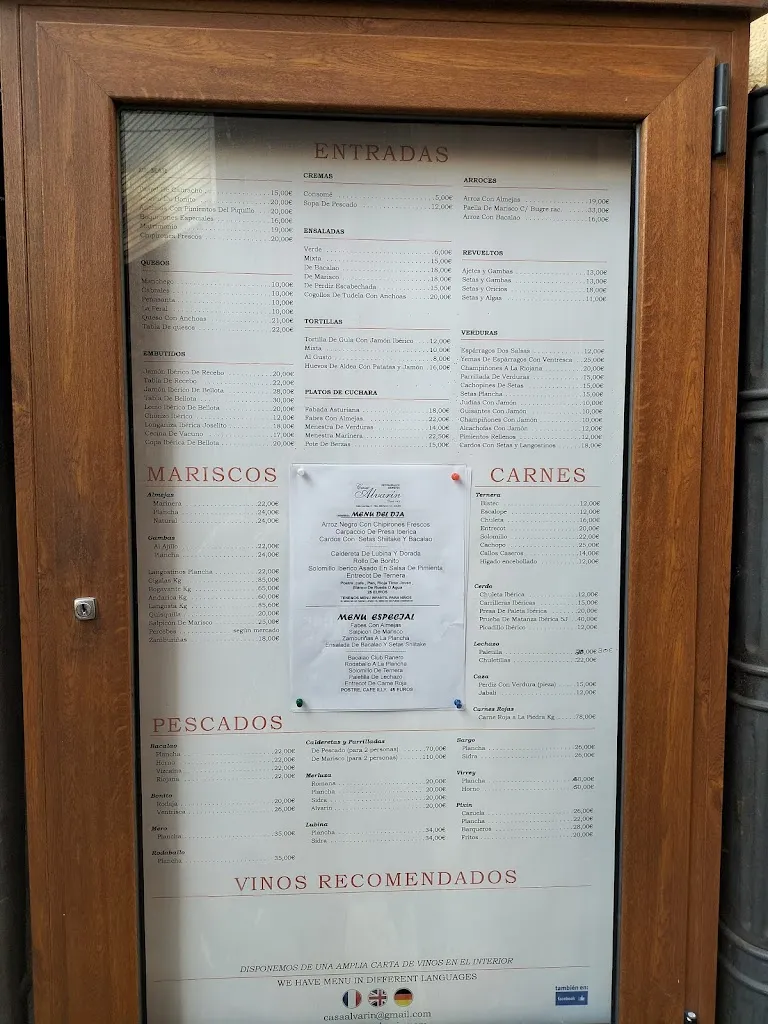 Menu_Restaurante Casa Alvarín_Avilés_image_1