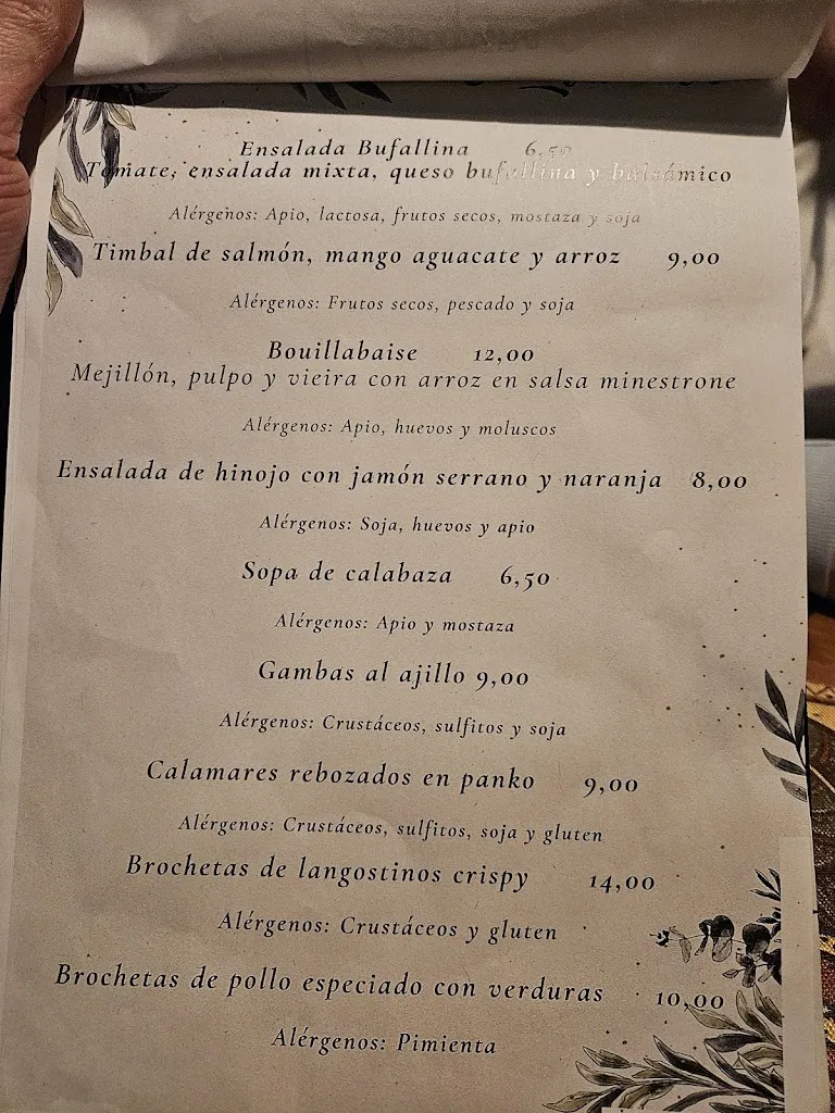 Menu_Restaurante Jose's_Avilés_image_1