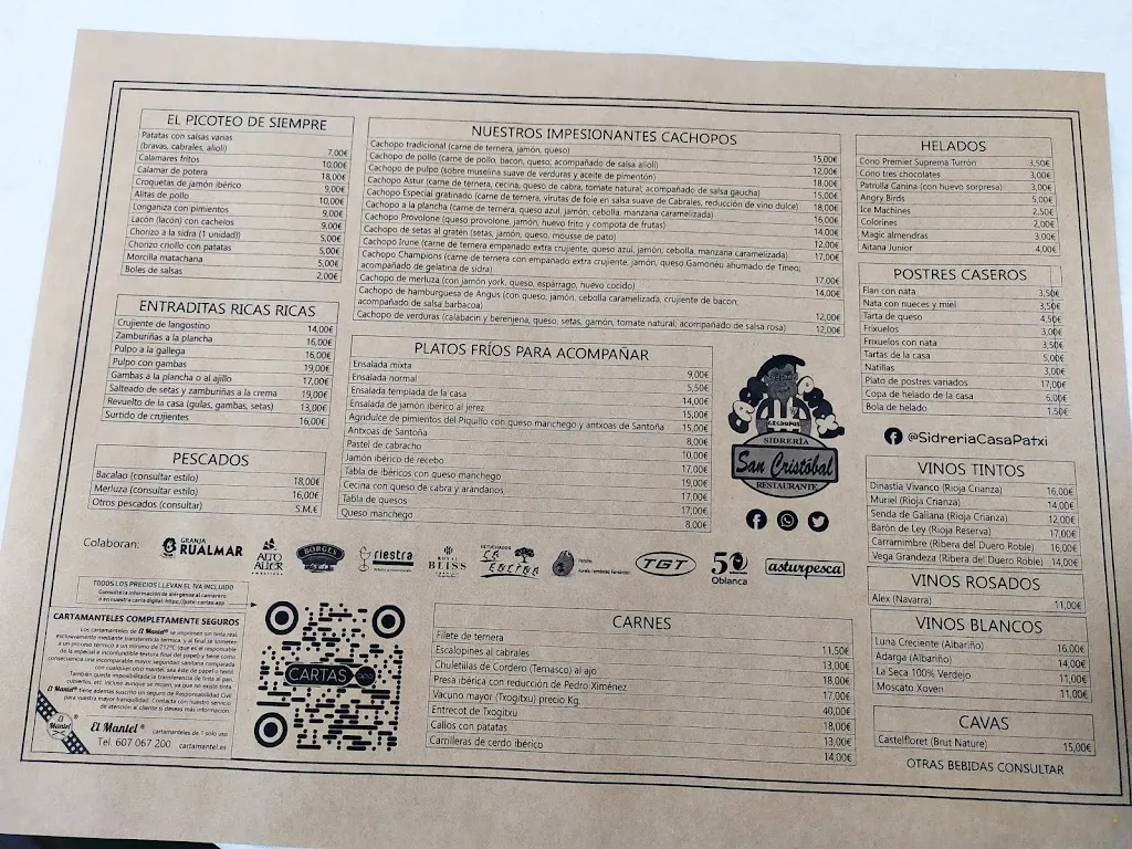 Menu_Restaurante Casa Patxi_Avilés_image_4