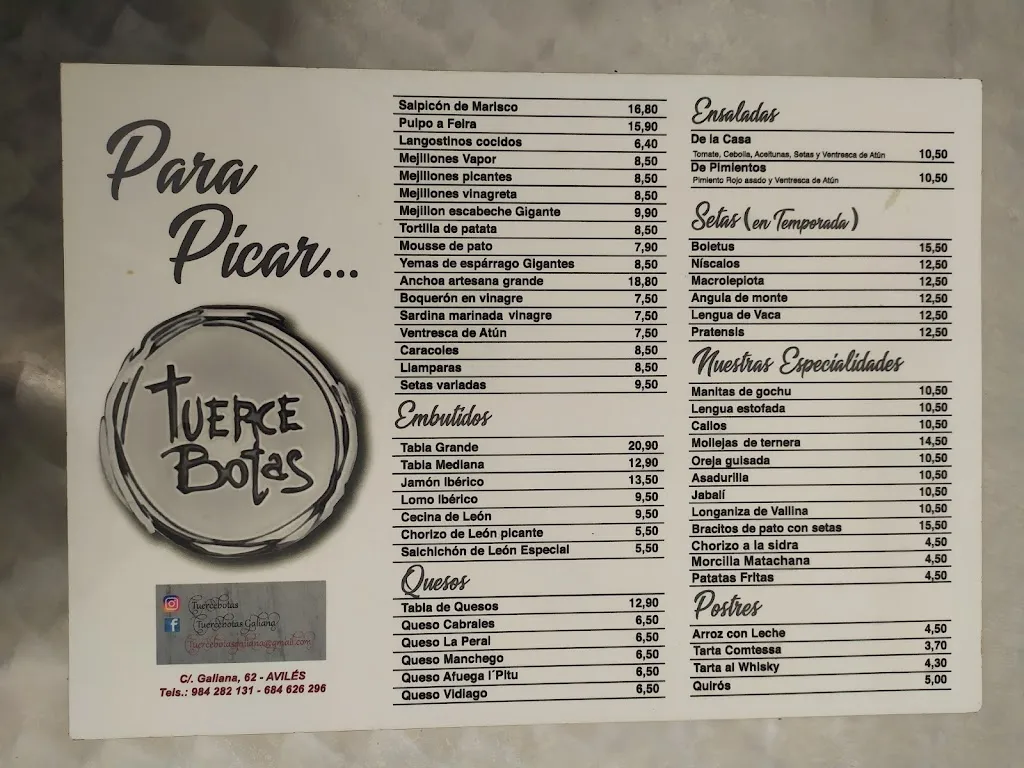 Menu_Bar Tuercebotas_Avilés_image_3