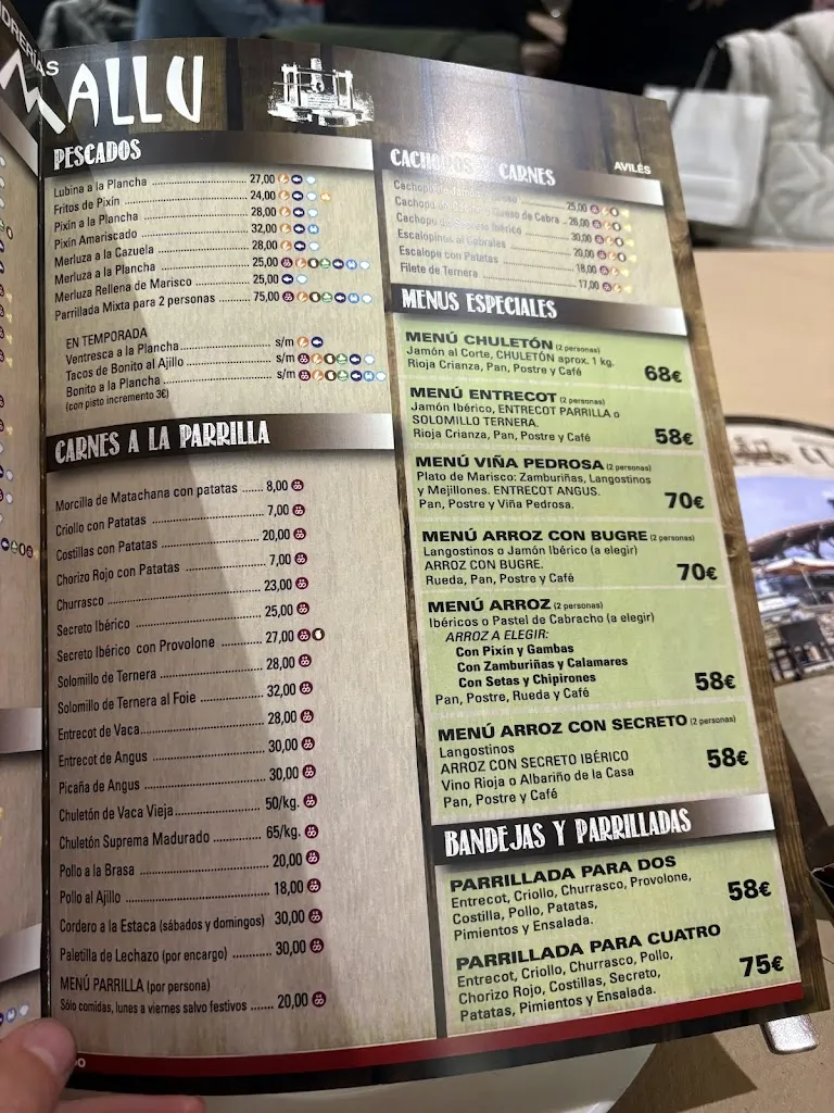 Menu_Restaurante El Mallu de Avilés_Avilés_immagine_2