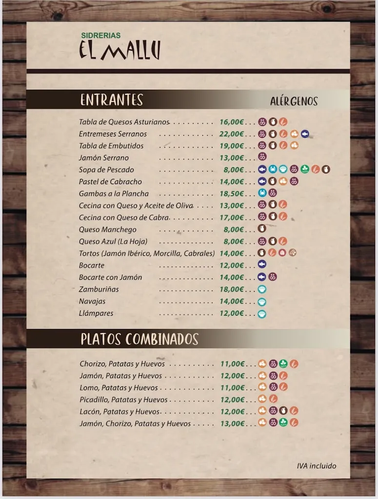 Menu_Restaurante El Mallu de Avilés_Avilés_immagine_3