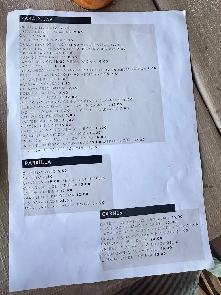 Menu_Restaurante-Sidreria Panorama_Avilés_image_2