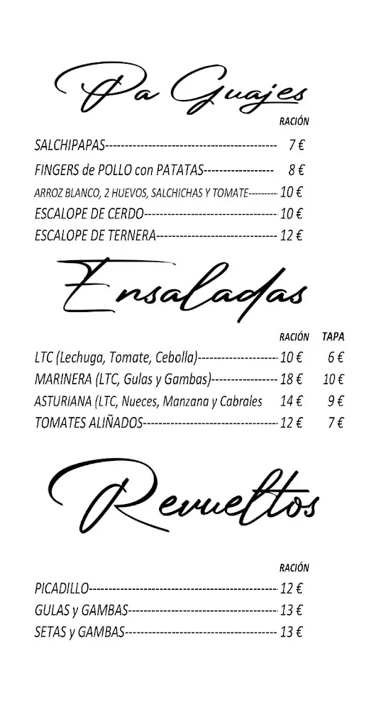 Menu_El Rinconín_Avilés_image_3