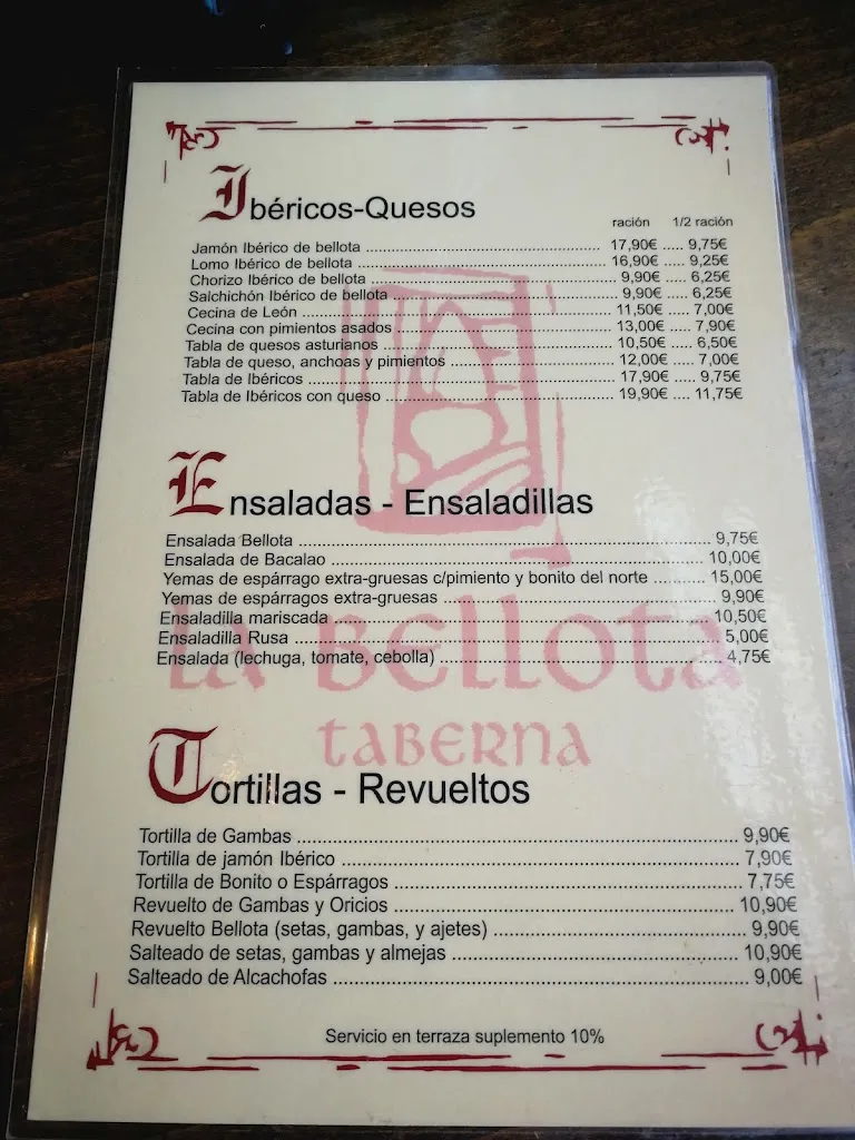 Menu_El bello Otero_Avilés_image_3