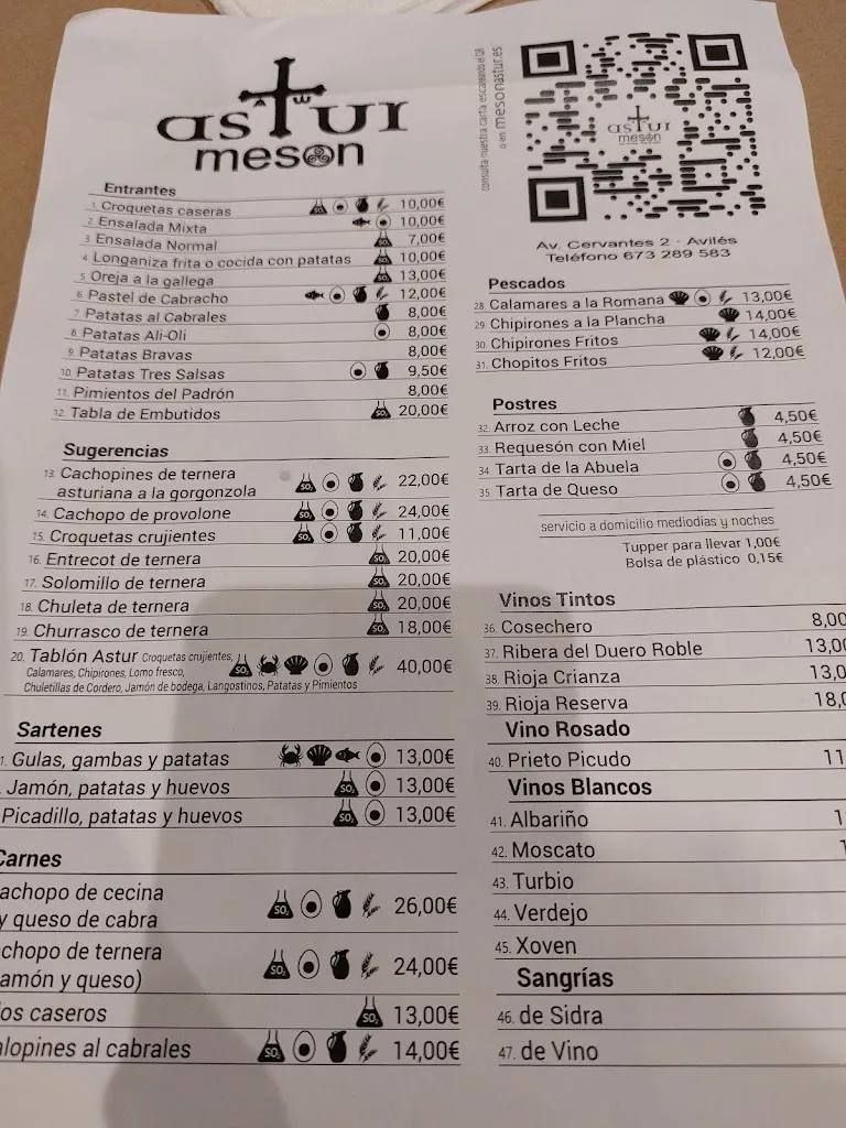 Menu_Mesón Astur_Avilés_image_2