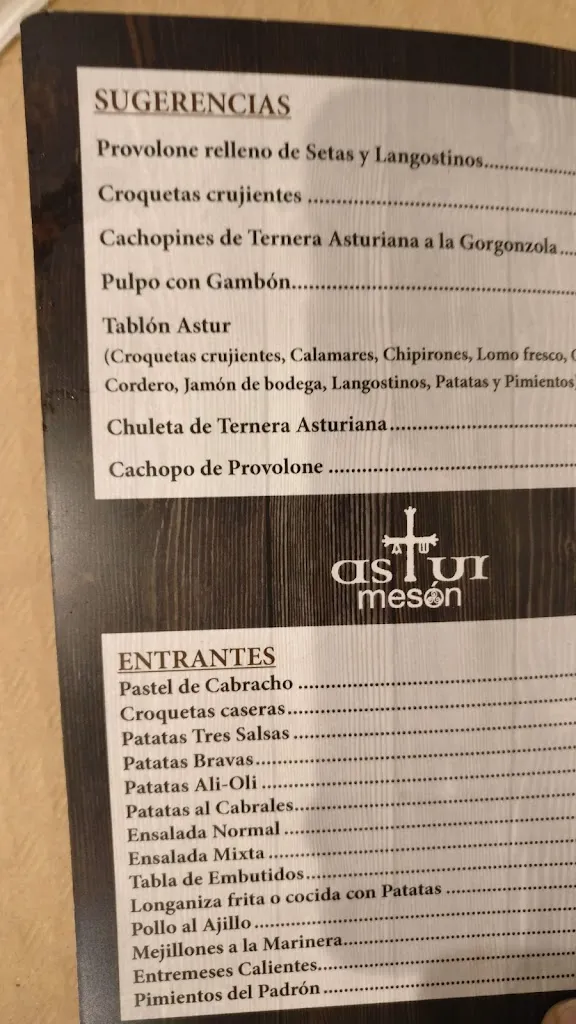 Menu_Mesón Astur_Avilés_image_4