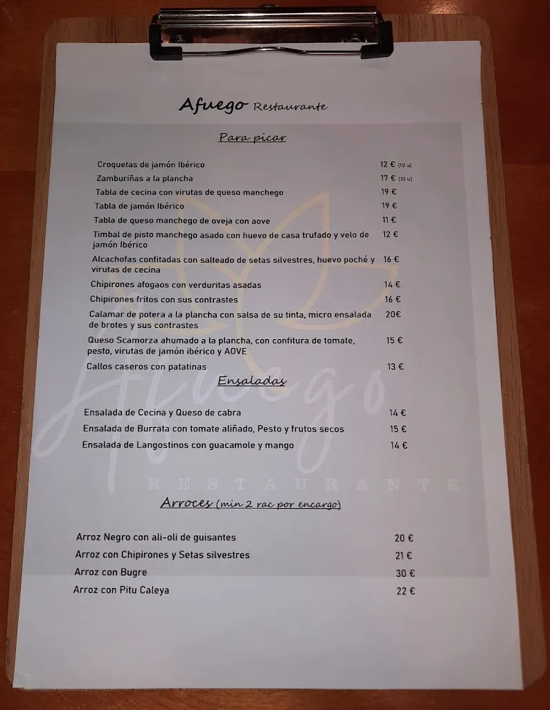 Menu_Restaurante AFuego_Avilés_image_1