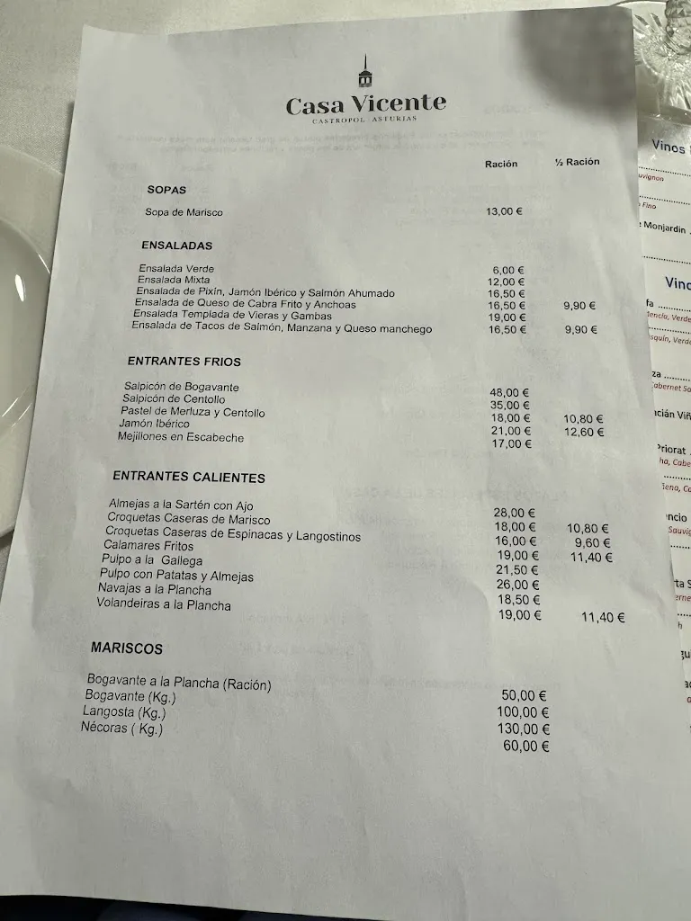 Menu_Casa Vicente_Castropol_immagine_4