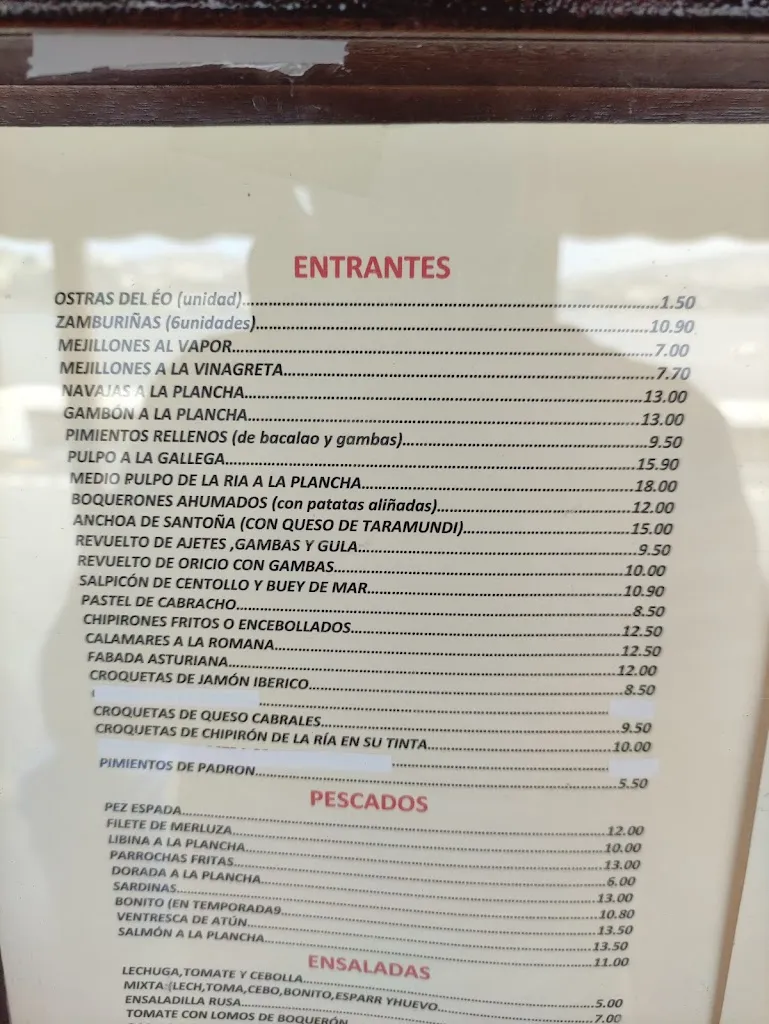 Menu_Café bar la santlna_Castropol_image_2
