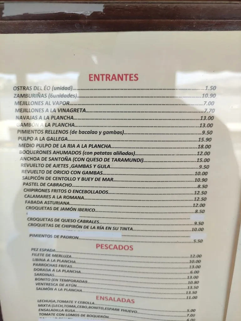 Menu_Café bar la santlna_Castropol_image_3