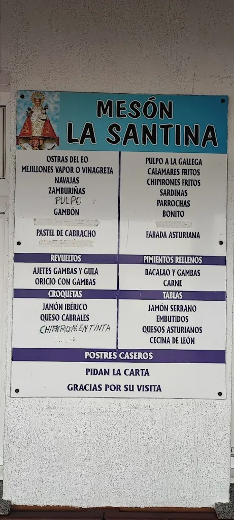 Menu_Café bar la santlna_Castropol_image_4