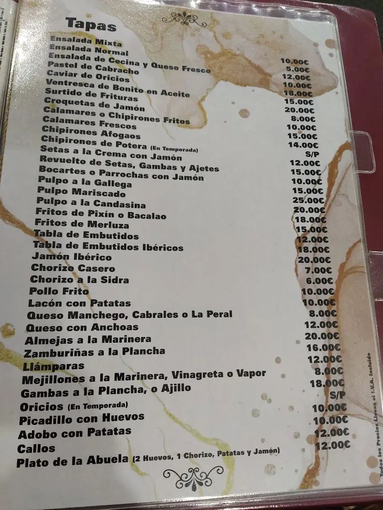 Menu_El Cubano_Carreño_immagine_4