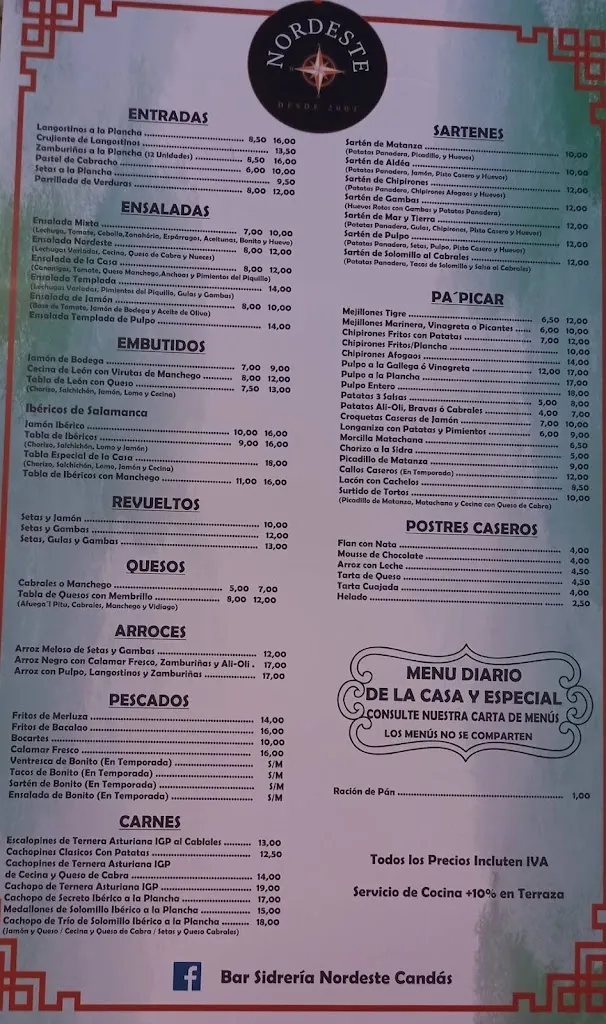 Menu_Restaurante Nordeste_Carreño_image_2