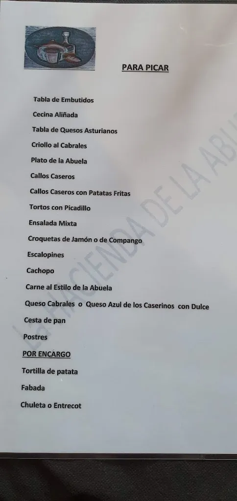 Menu_Llagar La Hacienda De La Abuela,_Carreño_image_4