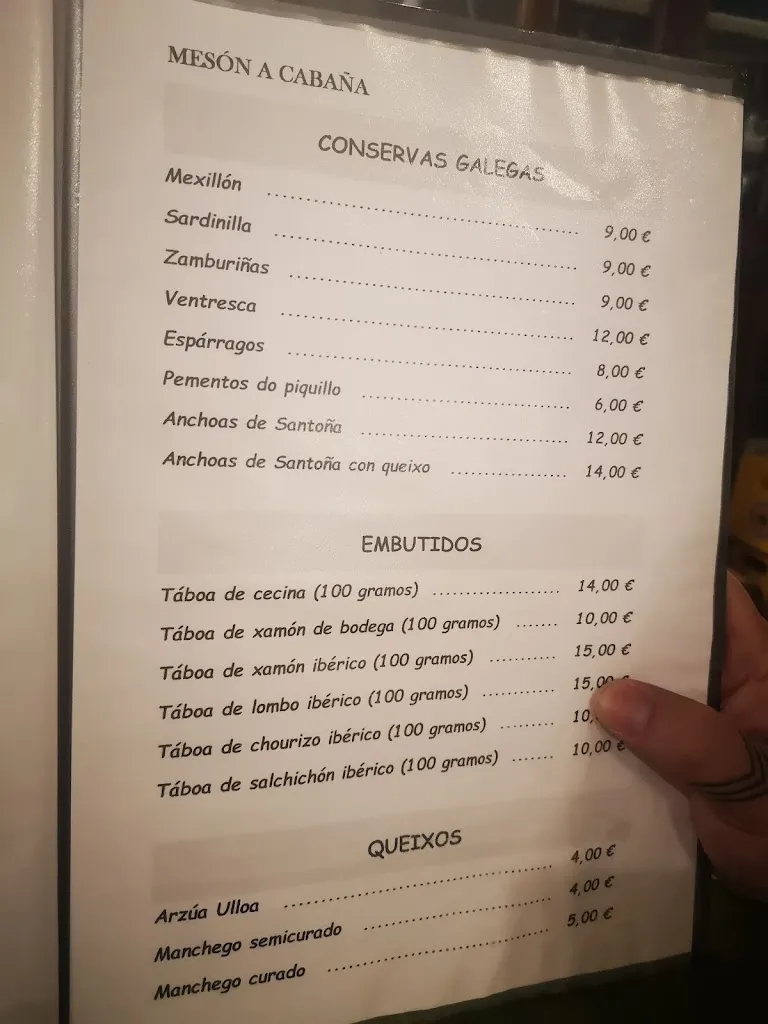 Menu_Mesón A Cabaña_Carballo_image_1