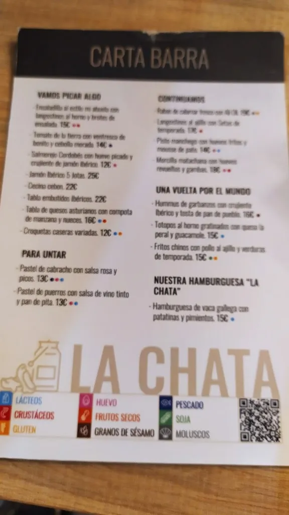 Menü_Restaurante La Chata_Castrillón_Bild_3