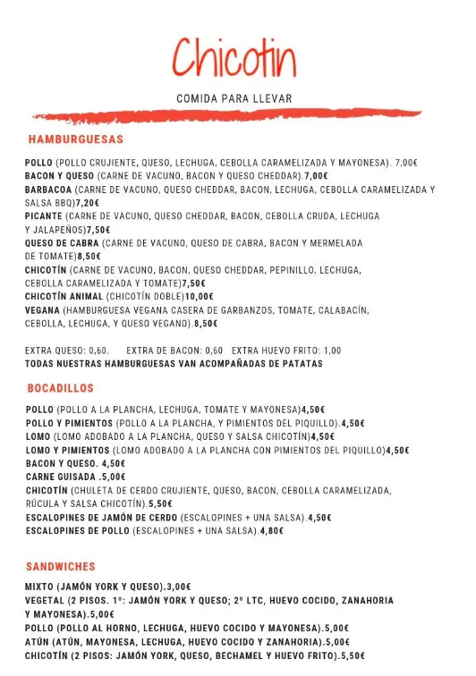 Menü_Chicotín comida para llevar_Castrillón_Bild_2