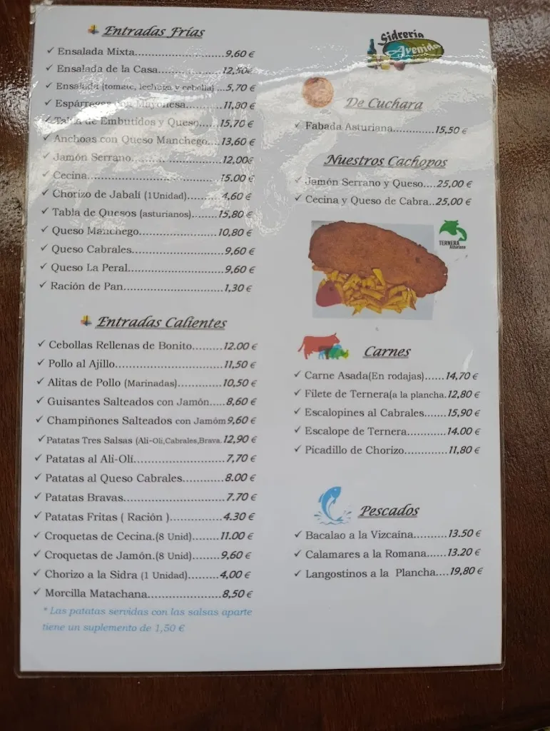 Menu_Restaurante Sidrería Avenida_Colunga_image_2