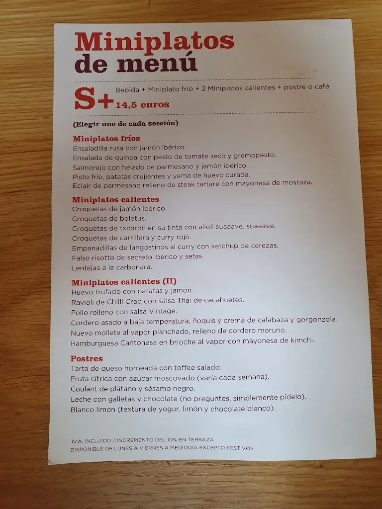 Menu_Ochenta Grados Malasaña_Grado_image_2