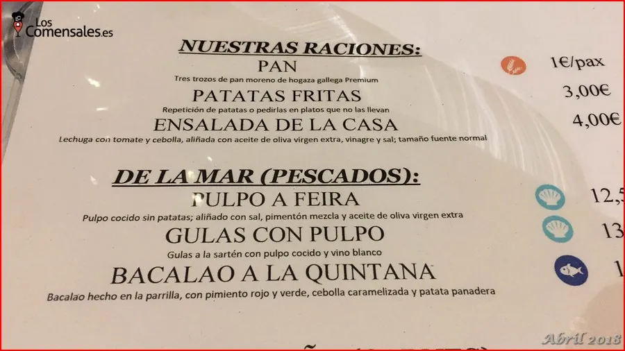 Menu_LA QUINTANA Galicia Restaurant_Coaña_image_2