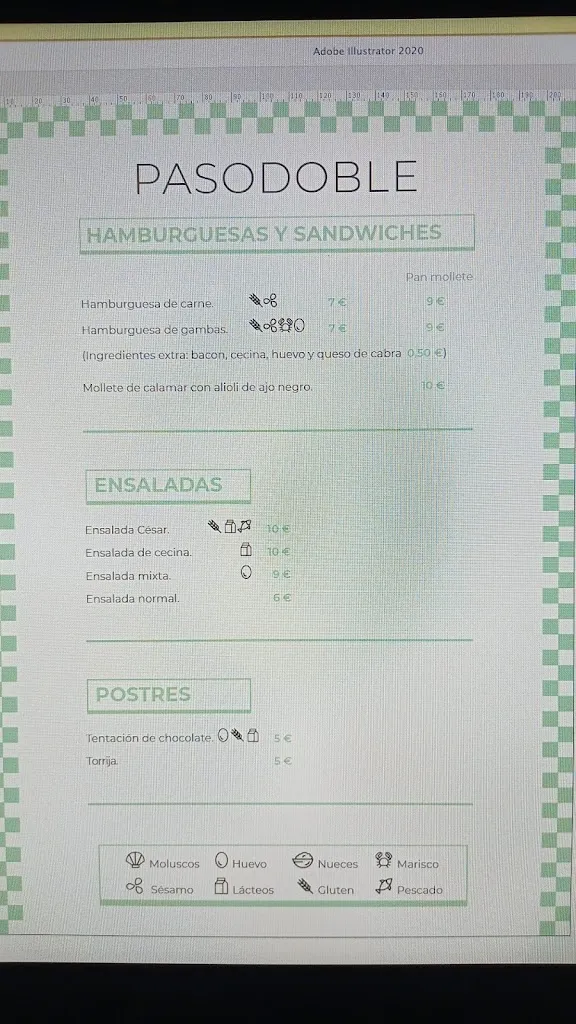 Menu_BAR PASODOBLE_Coaña_image_1