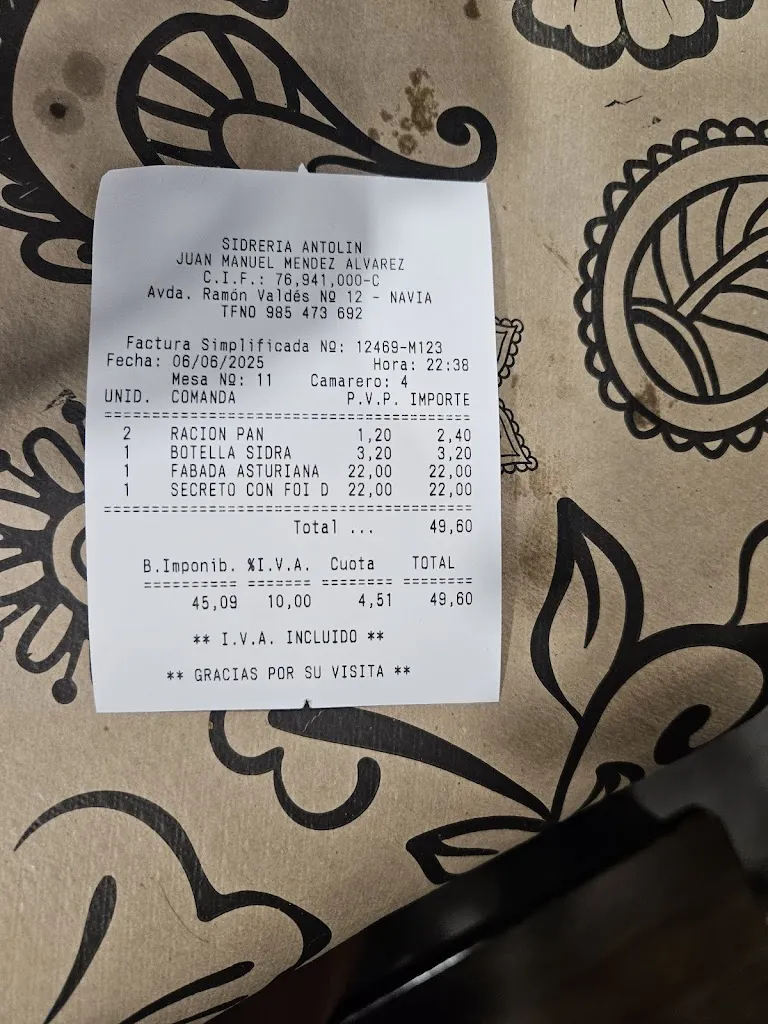 evan wu_Sidreria Antolin_Coaña_review