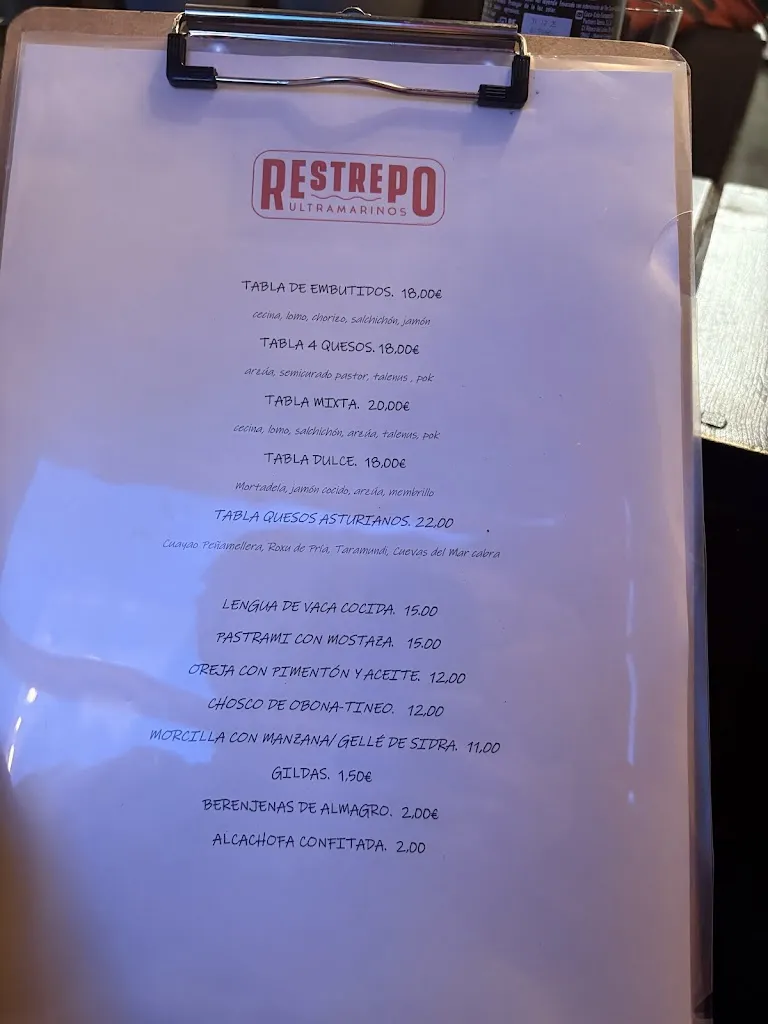 Menu_Ultramarinos Restrepo_Grandas de Salime_image_2