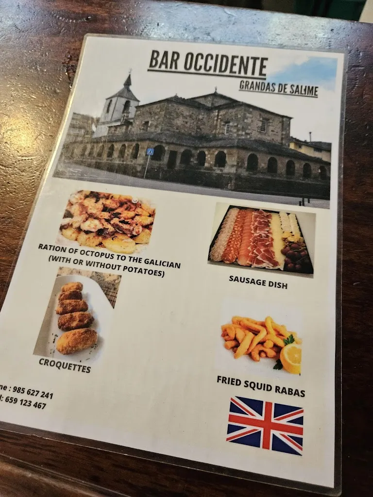 Menu_Hostal Bar Occidente _Grandas de Salime_image_2