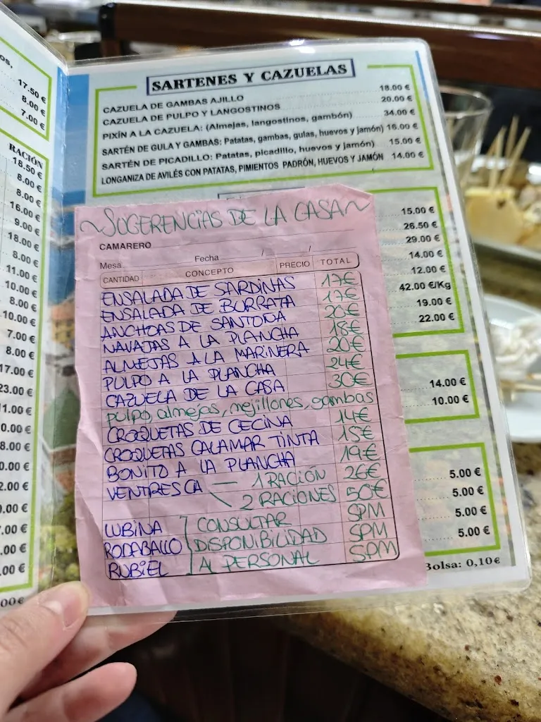 Menu_Sidrería Taperia El Centro_Cudillero_image_2