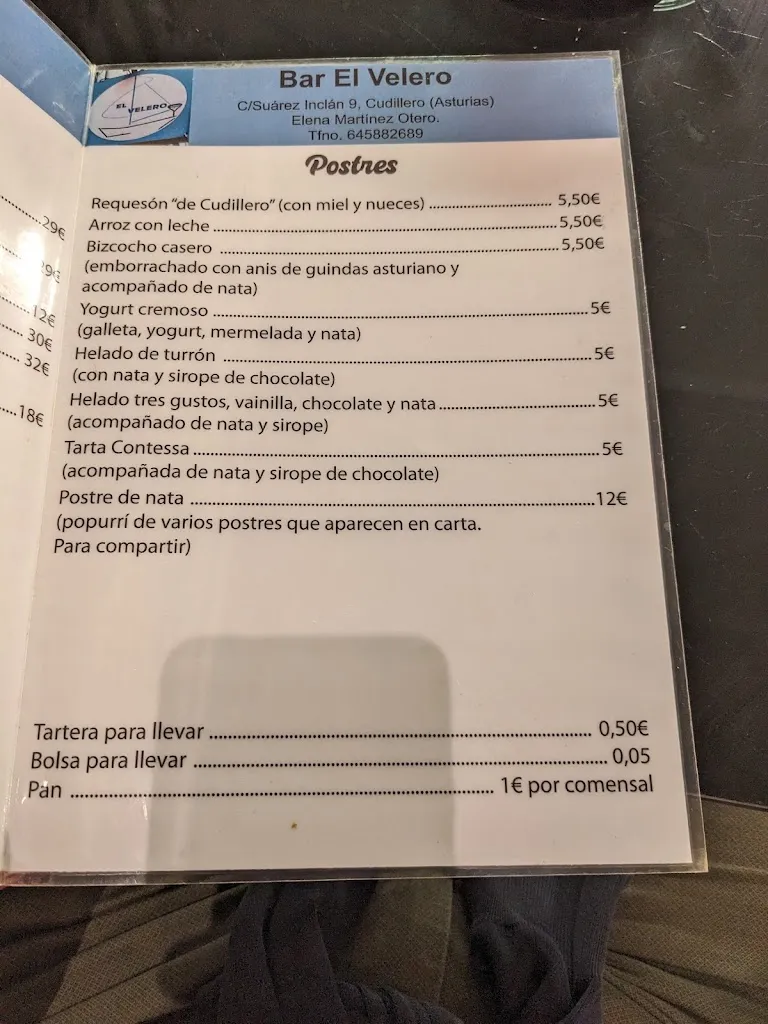 Menu_Restaurante El Velero_Cudillero_image_3