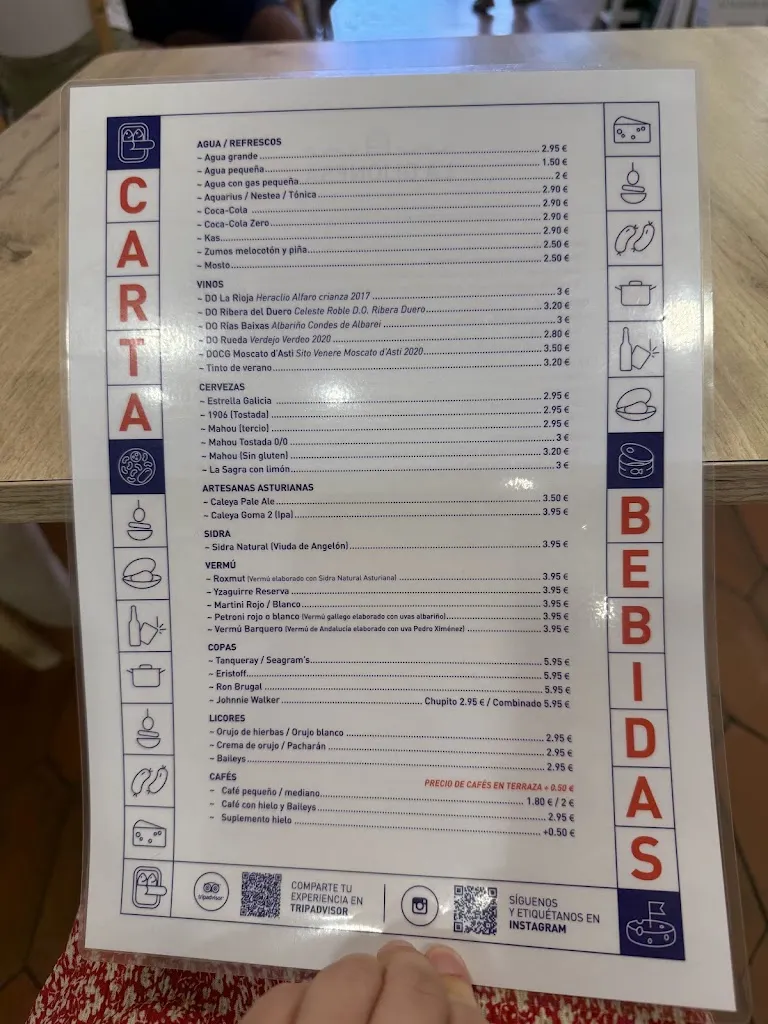 Menu_La Gijonesa Bar - Tienda_Cudillero_immagine_4