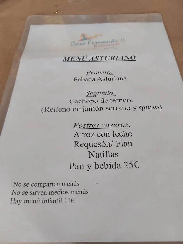 Menu_Bar restaurante Casa Fernando II_Cudillero_image_1