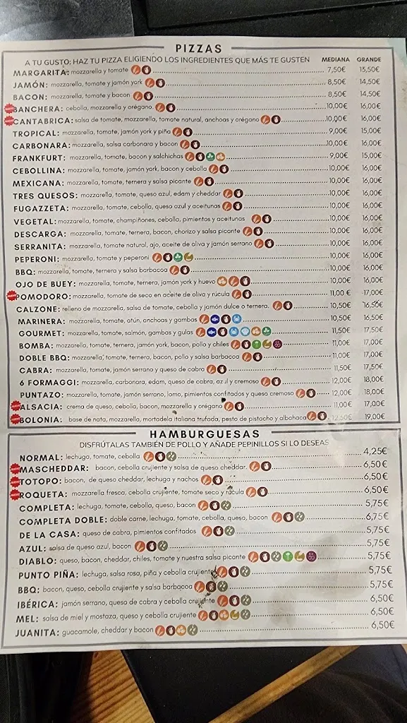 Menu_Punto Pizza Cudillero_Cudillero_immagine_3