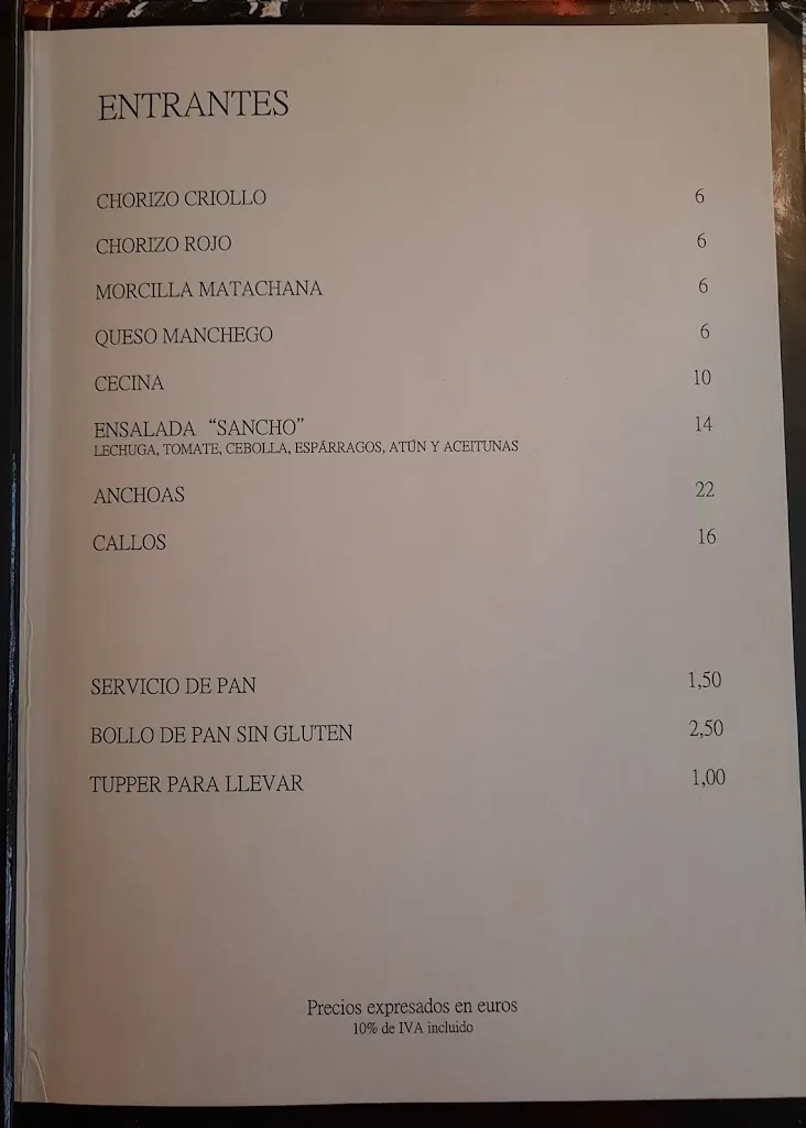 Menu_Mesón Sancho_Gijón_image_1