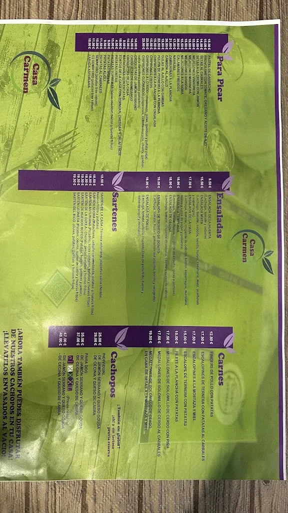 Menu_Casa Carmen_Gijón_image_1