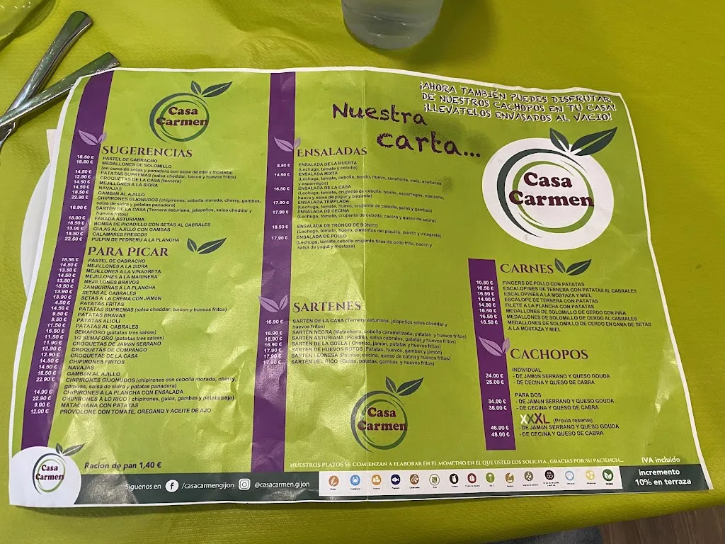 Menu_Casa Carmen_Gijón_image_2
